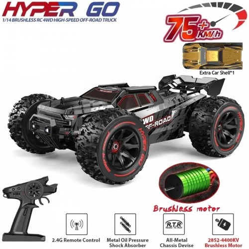 MJX 14210 HYPER GO 1 or 14 Brushless High Speed RC Car Vechile Models 75km