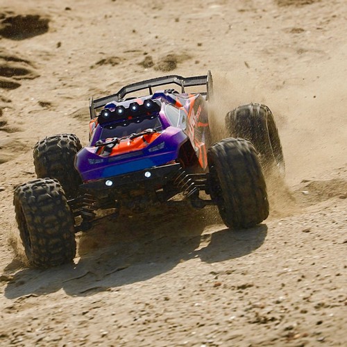 HS14321 1:14 4WD RC Truggy Car With Led Lights 2.4g Radio Remote Control Car Drift Off-Road Drift monster truck 40 Km/Hr