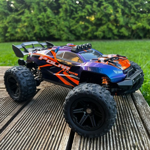 HS14321 1:14 4WD RC Truggy Car With Led Lights 2.4g Radio Remote Control Car Drift Off-Road Drift monster truck 40 Km/Hr