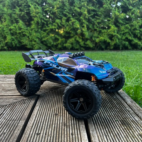 HS14321 1:14 4WD RC Truggy Car With Led Lights 2.4g Radio Remote Control Car Drift Off-Road Drift monster truck 40 Km/Hr