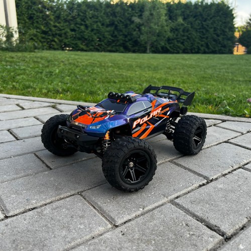 HS14321 1:14 4WD RC Truggy Car With Led Lights 2.4g Radio Remote Control Car Drift Off-Road Drift monster truck 40 Km/Hr