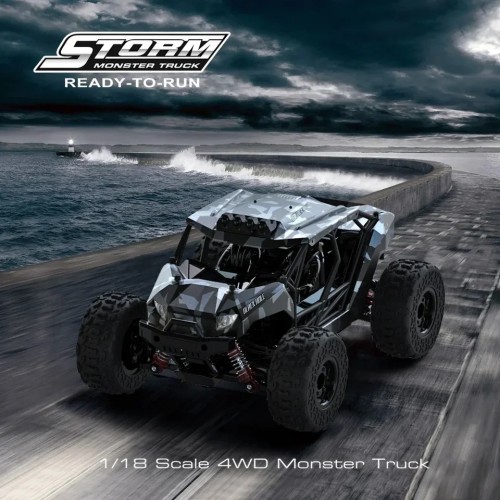 HS114331 1:14 4WD RC Truggy Car With Led Lights 2.4g Radio Remote Control Car Drift Off-Road Drift monster truck 40 Km/Hr