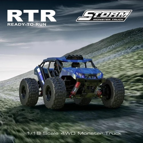 HS114331 1:14 4WD RC Truggy Car With Led Lights 2.4g Radio Remote Control Car Drift Off-Road Drift monster truck 40 Km/Hr