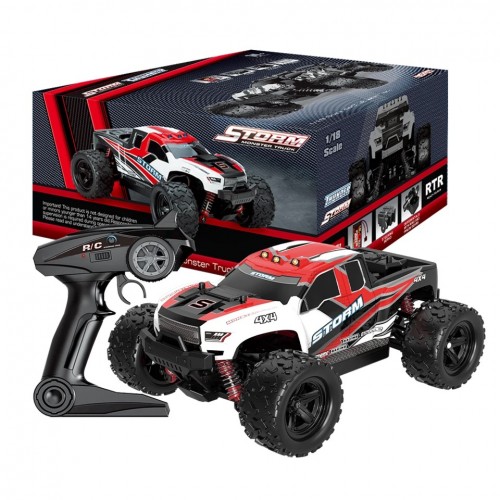 HS18301 1:18 4WD RC Car With Led Lights 2.4g Radio Remote Control Car Drift Off-Road Drift monster truck 36 Km/Hr