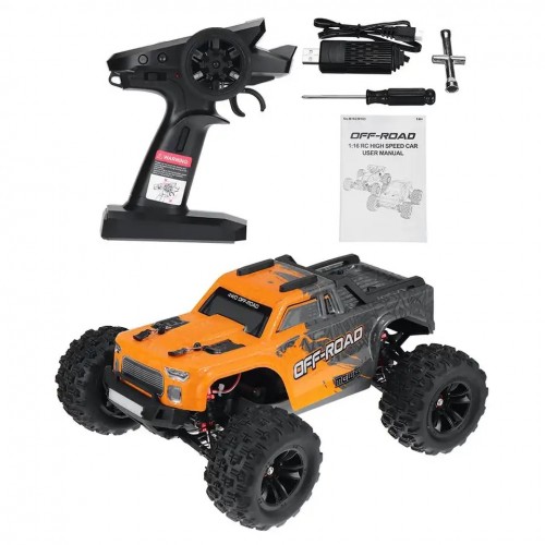 MJX Hyper GO MEW4 M163 Brushless RC Car Truck 1/16 Off Road 2S 7.4V LiPo HBX FTX 50km/Hr