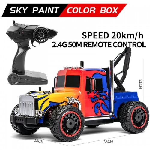 Rc Truck Off Road 4*4 High Speed 20Km/Hr remote Control Truck 1/16 Scale 