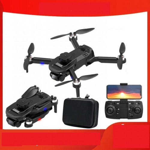 F196 HD Drone BLACK| WiFi HD 720P + 480 P FPV Dual Camera | Bag Version | Position Locking Drone | Brushless Motor