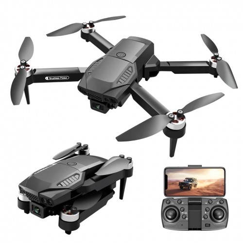 F198 HD Drone BLACK| WiFi HD 720P  FPV Camera | Bag Version | Position Locking Drone | Brushless Motor