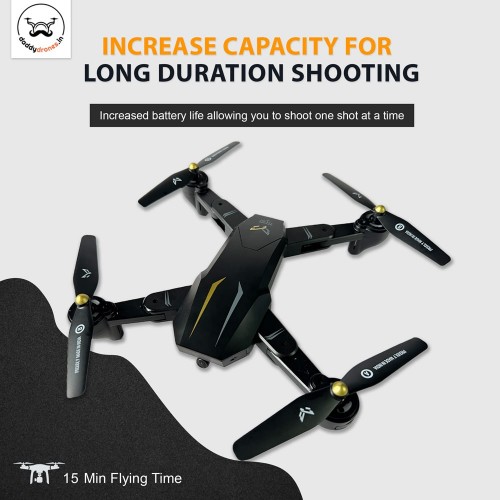 GARUDA 1080 BLACK| WiFi HD 1080P + 720 P FPV Dual Camera | PREMIUM BAG VERSION | Position Locking Drone