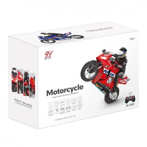 HC-802 Rc Remote Control Motorycle Self Balanced Stunt Bike 1:6 With 6 Axis Gyroscope 