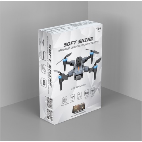 2024 NEW Soft Shine Drone 720P profession HD Wide Angle Camera WiFi fpv Drone Dual Camera Height Keep Drones Camera Helicopter Toys