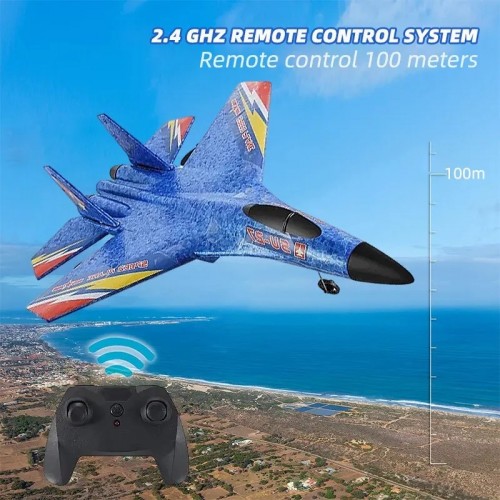 SU-27 RC Plane 2.4G Remote Control EPP Fixed Wing Airplane RC Glider Aircraft  Fighter Plane Children Toys Gifts