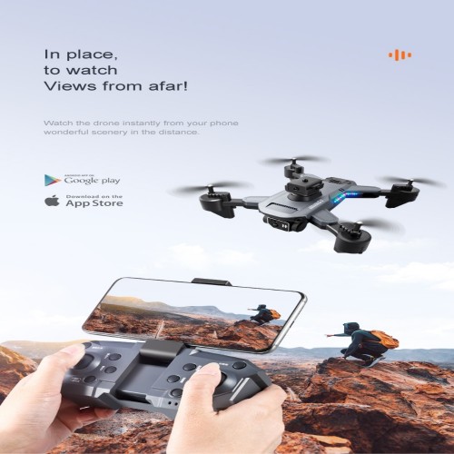 Mini Drone K7 4K HD Dual Camera Obstacle Avoidance Wifi FPV 2.4G With Airplane Folding Quadcopter RC Helicopter Kids Toys