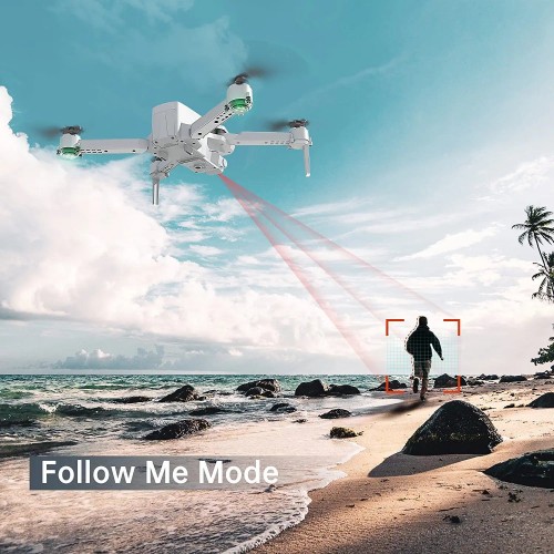 Dynalog GPS Drone With 4K Camera For Adults, DR-DG600C Rc Quadcopter With Auto Return, Follow Me, Gesture Control, Point of Interest, Way Points, Headless Mode, 1 Batterries, Compatible With Vr Sunglassess