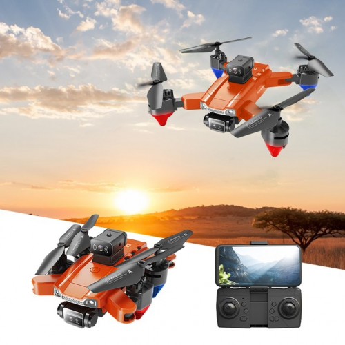 Foldable Drone with Electrionic Regulation Dual  WiFi Camera for Adults and Kids Optic-flow Function Gesture Control RC Quadcopter Gravity Sensor Toys Gifts for Boys Girls